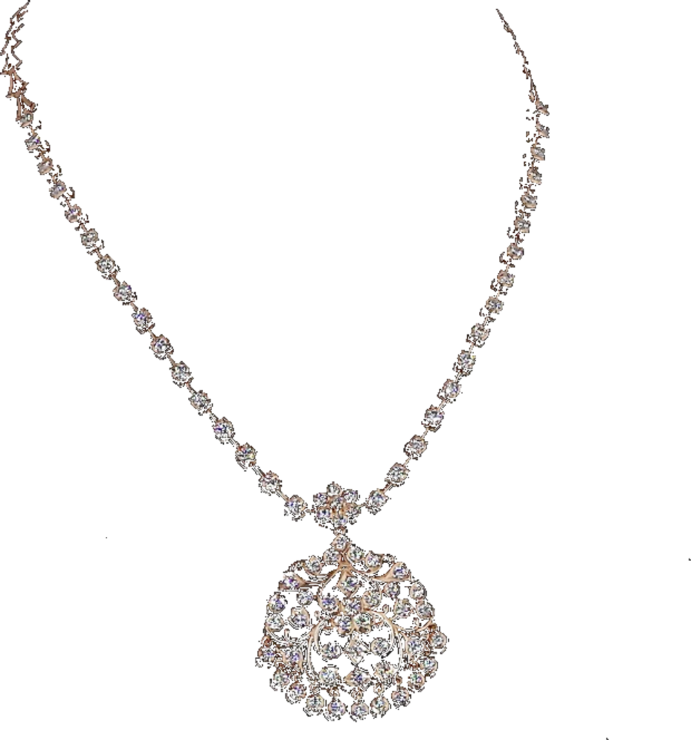 D3 Diamonds signature diamond necklace